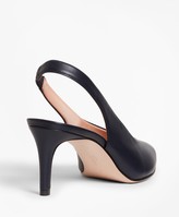 Thumbnail for your product : Brooks Brothers Leather Sling-Back Pumps