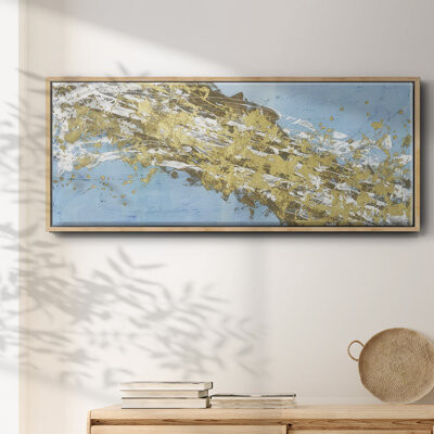 Wexford Home Mistral V in Azure - Framed Canvas