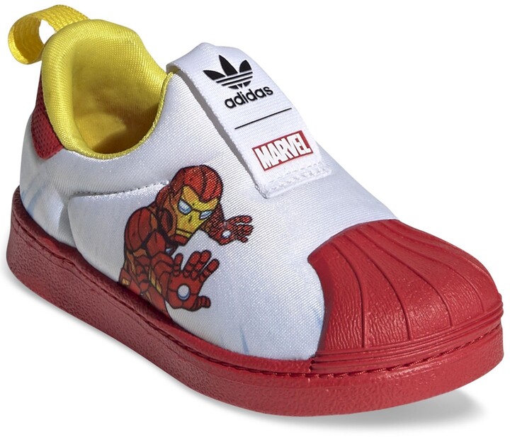 adidas Toddler Boys Superstar 360 Slip-On Marvel Iron Man Sneakers from  Finish Line - ShopStyle