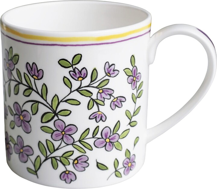 Green / White H. Forget Me Not - Mug Version Two