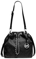 Thumbnail for your product : MICHAEL Michael Kors Signature Frankie Large Drawstring Bag