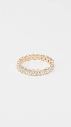 Chicco Zoe 14K Gold Eternity Ring with Round White Diamond