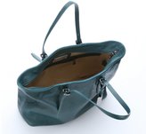 Thumbnail for your product : Longchamp green leather logo embossed 'LM Cuir' medium tote