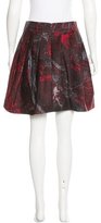 Thumbnail for your product : Halston Silk Printed Skirt