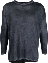 Drop-Shoulder Knitted Top 