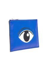 Thumbnail for your product : Kenzo Embroidered eye leather pouch