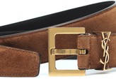 Thumbnail for your product : Saint Laurent Monogram suede belt