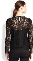 Thumbnail for your product : Milly Caterina Sheer Lace Blouse