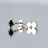 Thumbnail for your product : Lena Cohen Fine Jewellery 18K White Gold Emerald Diamond Piercing Stud
