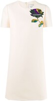 Thumbnail for your product : Valentino Cosmos bead patch mini dress