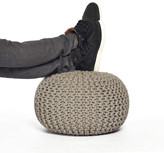 Thumbnail for your product : Fab Knitted Pouf Light Gray