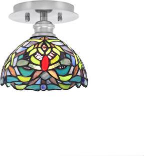 Toltec Lighting Edge 1 Light Semi-Flush With 7\