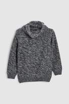Thumbnail for your product : Next Boys Blue Textured Marl Cowl Neck Jumper (3-16yrs)