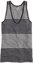 Thumbnail for your product : J.Crew Vintage cotton tank in block stripe