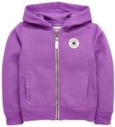Thumbnail for your product : Converse Girls Rib Panel Full Zip Hoody