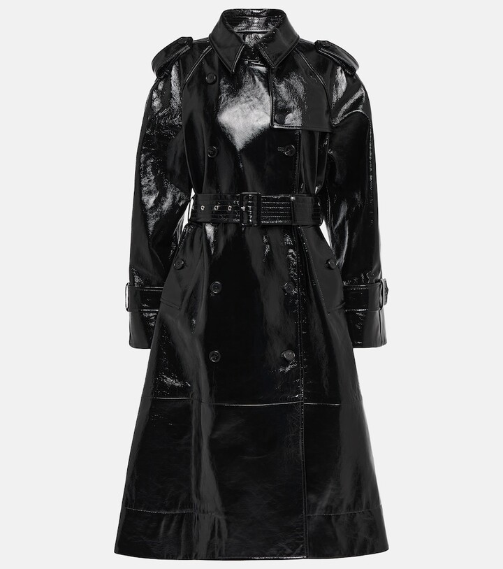Patent Leather Trenchcoat | ShopStyle