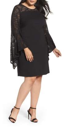 Vince Camuto Bell Sleeve Shift Dress