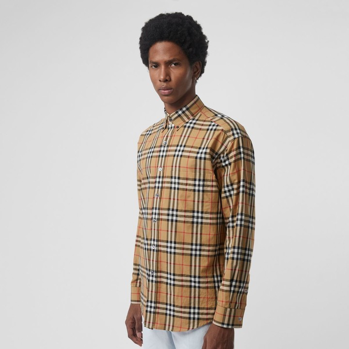 burberry button down cheap