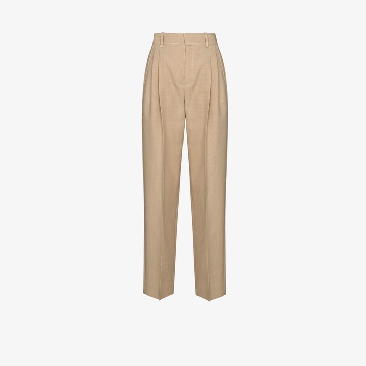 patterned work trousers