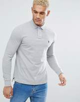 Thumbnail for your product : Polo Ralph Lauren Polo Shirt In Grey Custom Regular Fit
