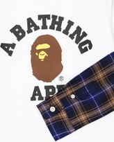 Thumbnail for your product : Bape Kids Logo layered cotton top