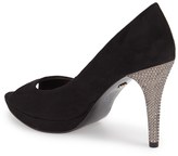 Thumbnail for your product : Nina 'Faiza' Crystal Encrusted Platform Sandal (Women)