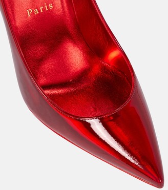 Christian Louboutin So Kate 100 patent leather pumps