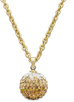 Thumbnail for your product : ABS by Allen Schwartz Necklace, Gold-Tone Crystal Fireball Pendant Necklace