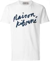 Thumbnail for your product : MAISON KITSUNÉ logo T-shirt