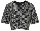 Thumbnail for your product : Whistles Fran Textured Cropped Top