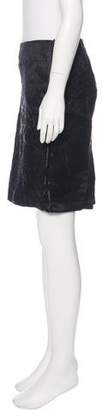 Gucci Silk-Blend Jacquard Skirt