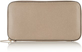 Thumbnail for your product : Valextra Textured-leather continental wallet