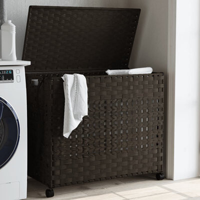 Bayou Breeze Laundry Basket With Wheels