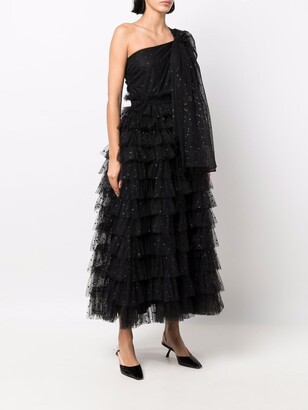 RED Valentino Tull Tiered Gown
