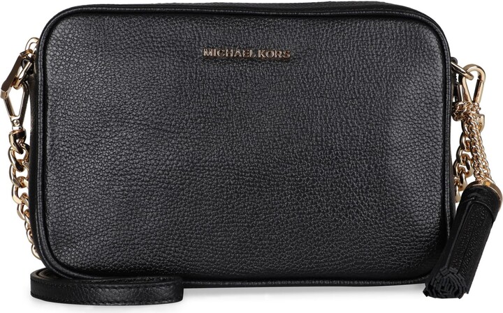 MICHAEL Michael Kors Ginny Leather Crossbody Bag - ShopStyle