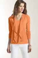 Thumbnail for your product : J. Jill Linen-blend drape cardigan