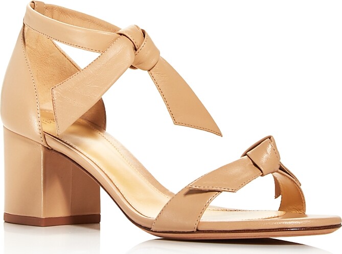 Alexandre Birman Women's Clarita Ankle Tie Block Heel Sandals