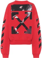 Thumbnail for your product : Off-White Caravaggio logo cotton sweatshirt