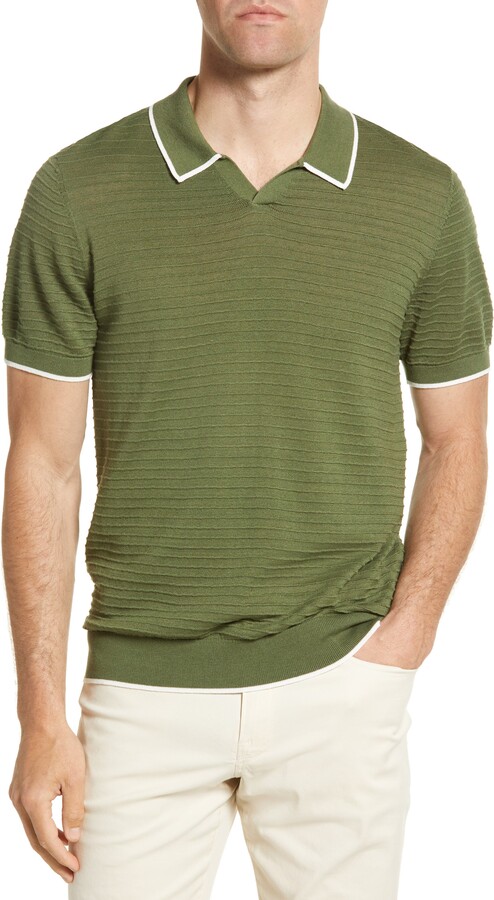 New México Arza Polo Shirt Men Short Sleeve Green 