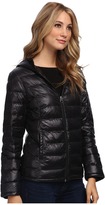 Thumbnail for your product : Calvin Klein Zipfront Puffy Hooded Packable Rectangular Down Jacket