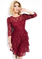 Thumbnail for your product : Holly Willoughby Tiered Lace Dress
