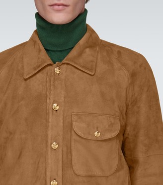 Gucci Suede bomber jacket
