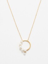 Thumbnail for your product : PERSÉE Diamond, Pearl & 18kt Gold Pendant Necklace