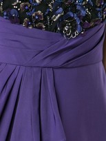 Thumbnail for your product : Marchesa Notte Embellished Pleated Waist Gown