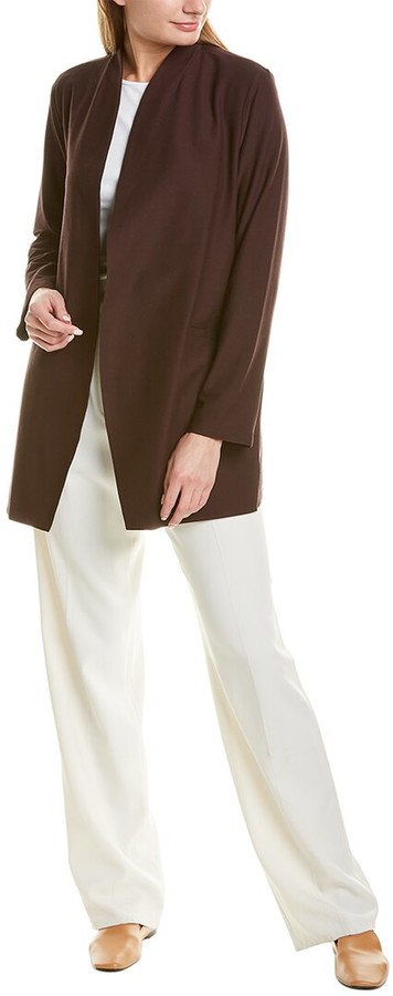 eileen fisher long jacket