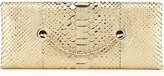 Thumbnail for your product : Tom Ford Python Chain Clutch Bag, White Gold