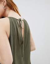 Thumbnail for your product : ASOS Petite Design Petite Crinkle Trapeze Top