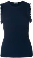 Thumbnail for your product : P.A.R.O.S.H. ribbed ruffle tank top