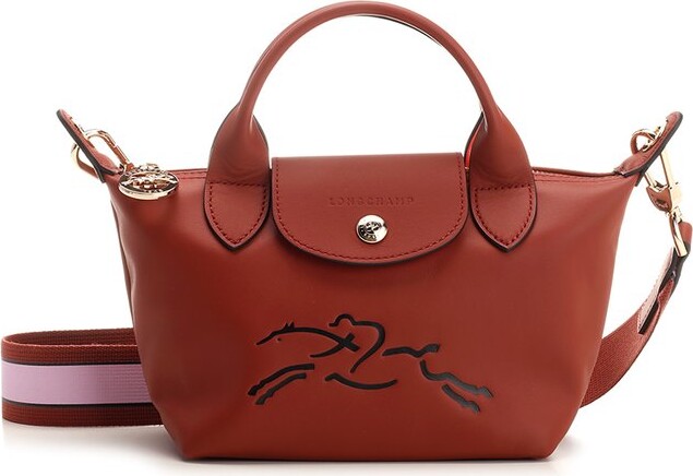 Longchamp Le Pliage Xtra S Handbag Mahogany - Leather