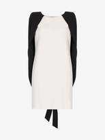 Givenchy Silk mini dress with black c 